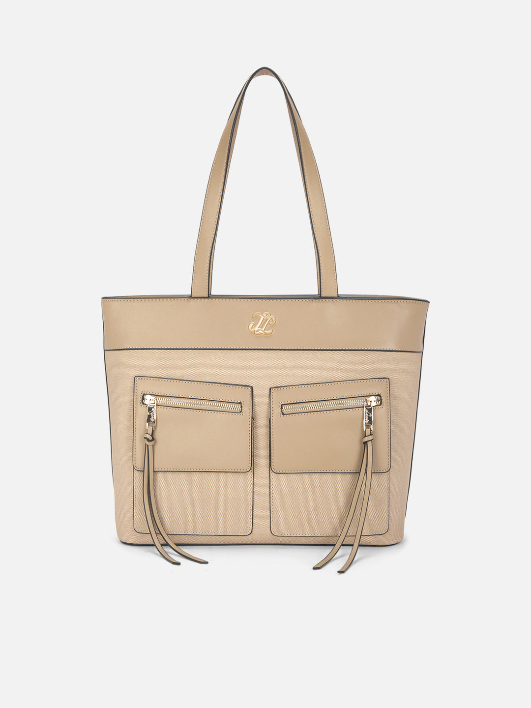Foresta Large Beige Tote Bag