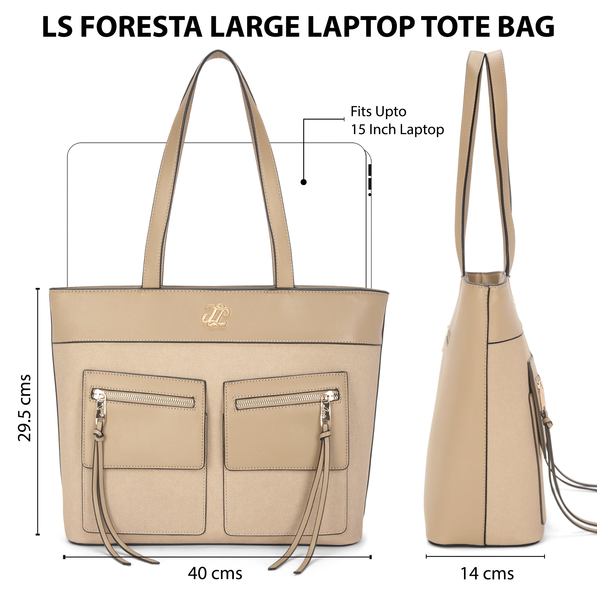 Foresta Large Tote Bag Beige