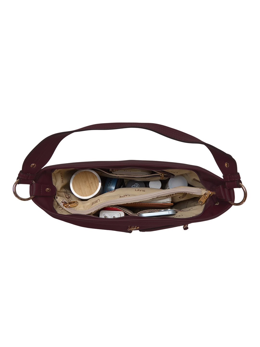 Thielsen Large Hobo Maroon