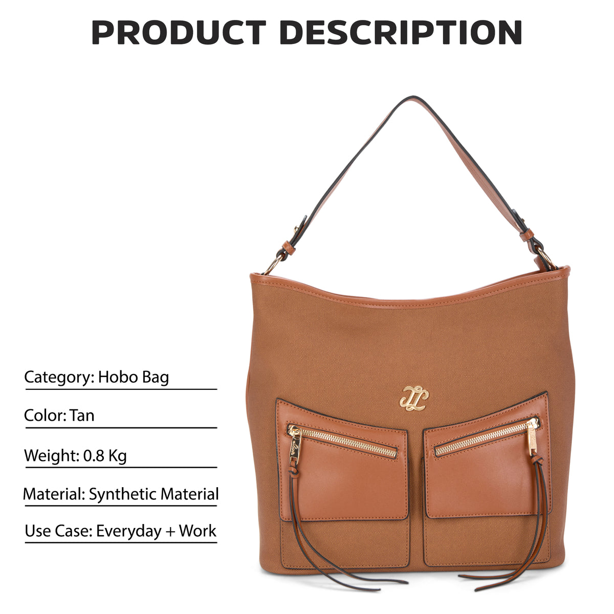 Thielsen Large Hobo Tan