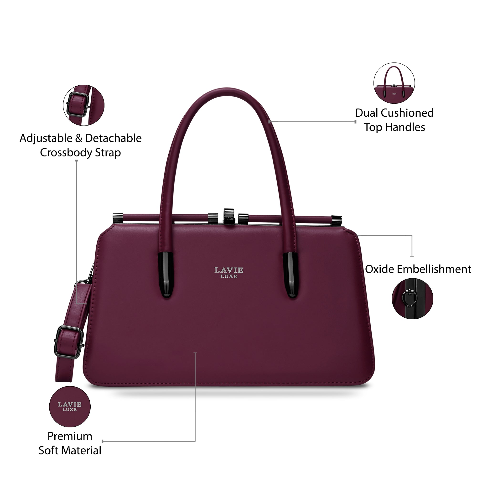 Book Dual Handle Frame Bag
