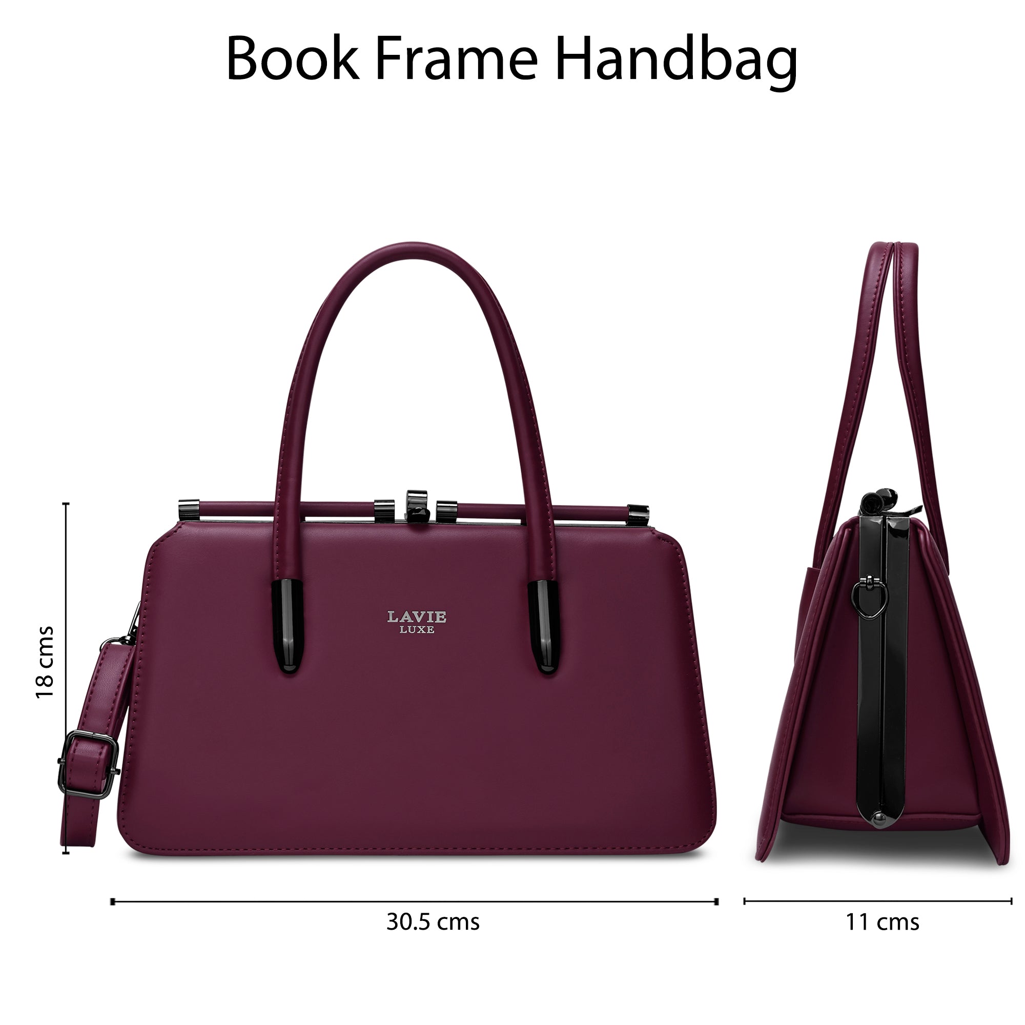 Book Dual Handle Frame Bag