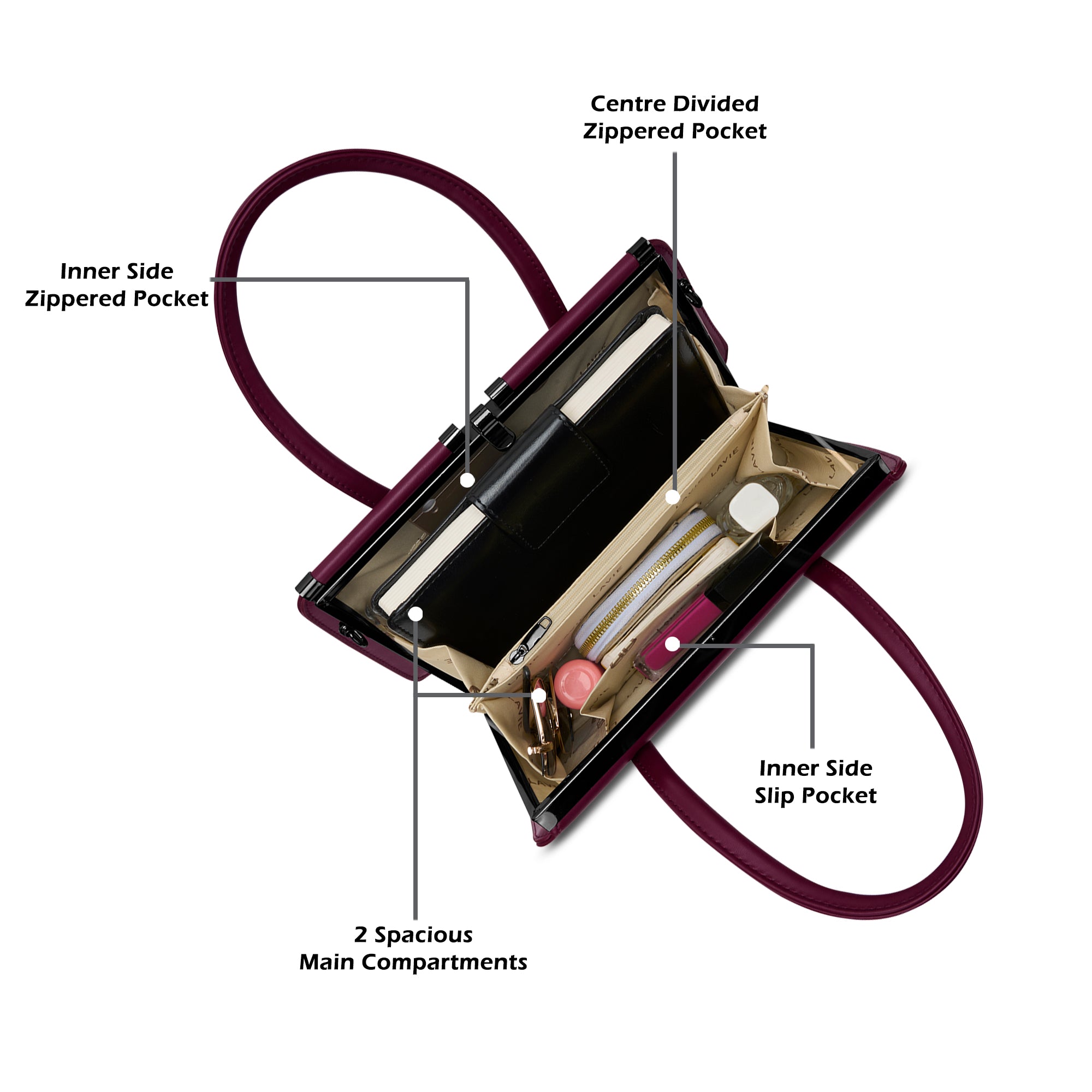 Book Dual Handle Frame Bag