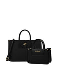 Canva Combo Set Large Black Tote Bag