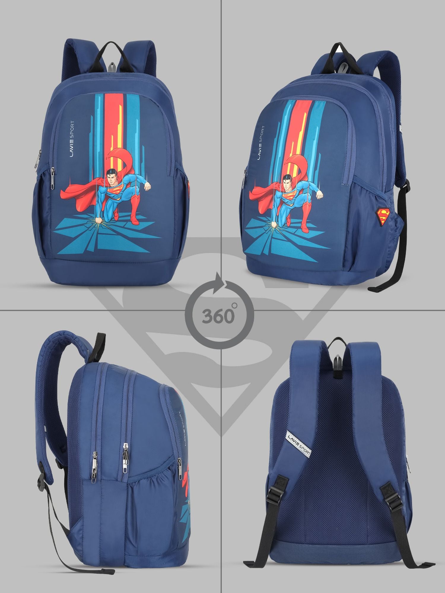 lavie-sport-superman-axel-33l-casual-laptop-backpack-for-boys-&-girls-navy-navy-medium