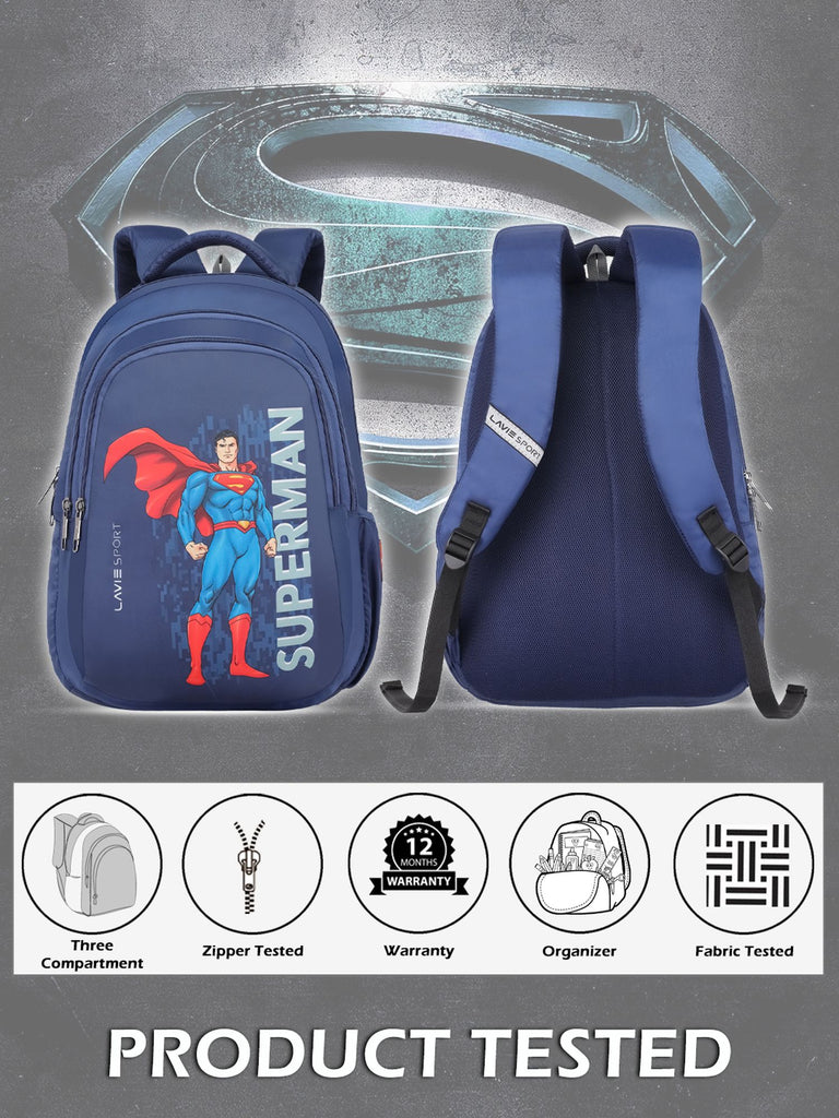 Lavie Sport 22L Ledge Casual Backpack for Girls and Boys|Men & Women Red