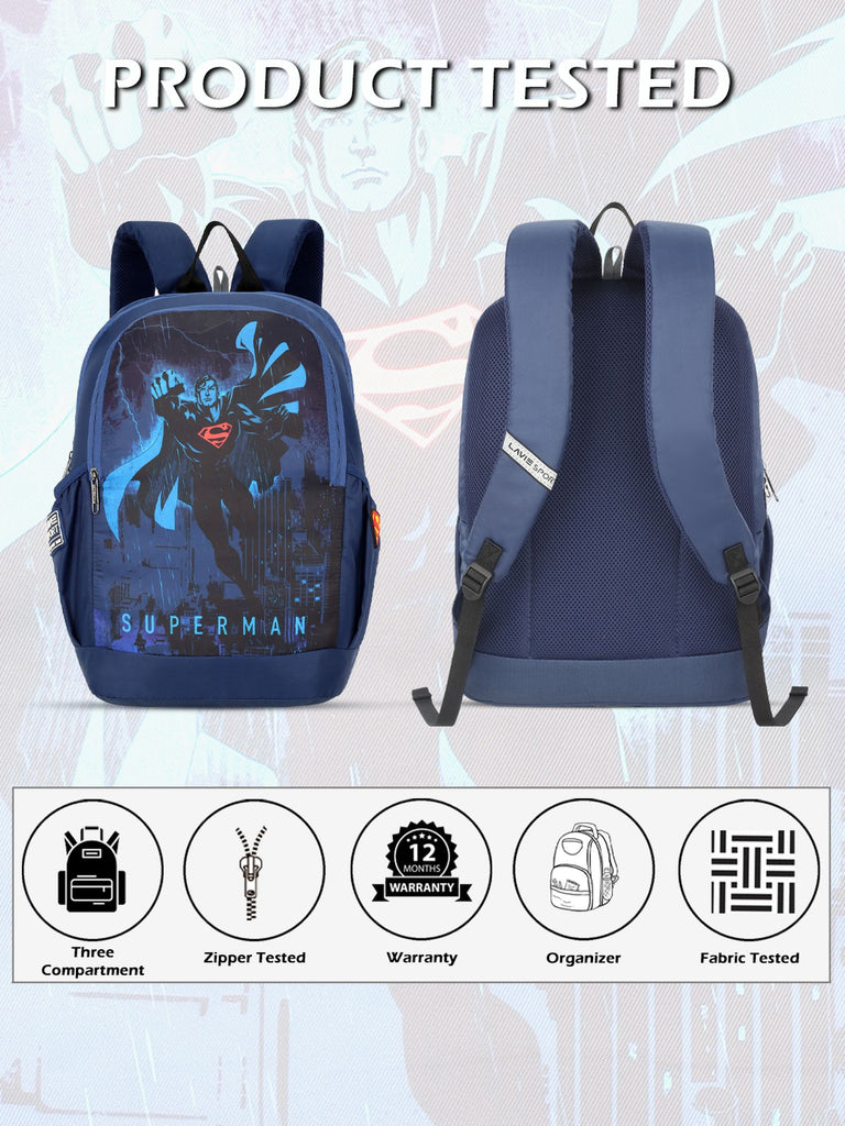 Lavie Sport 22L Ledge Casual Backpack for Girls and Boys|Men & Women Red