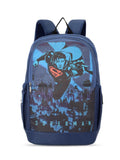 Lavie Sport Superman Man Of Steel 33L Casual Laptop Backpack For Boys & Girls Navy