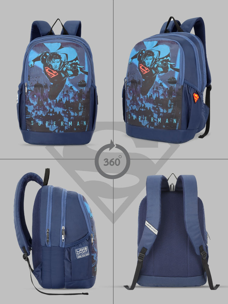 Lavie Sport 22L Ledge Casual Backpack for Girls and Boys|Men & Women Red