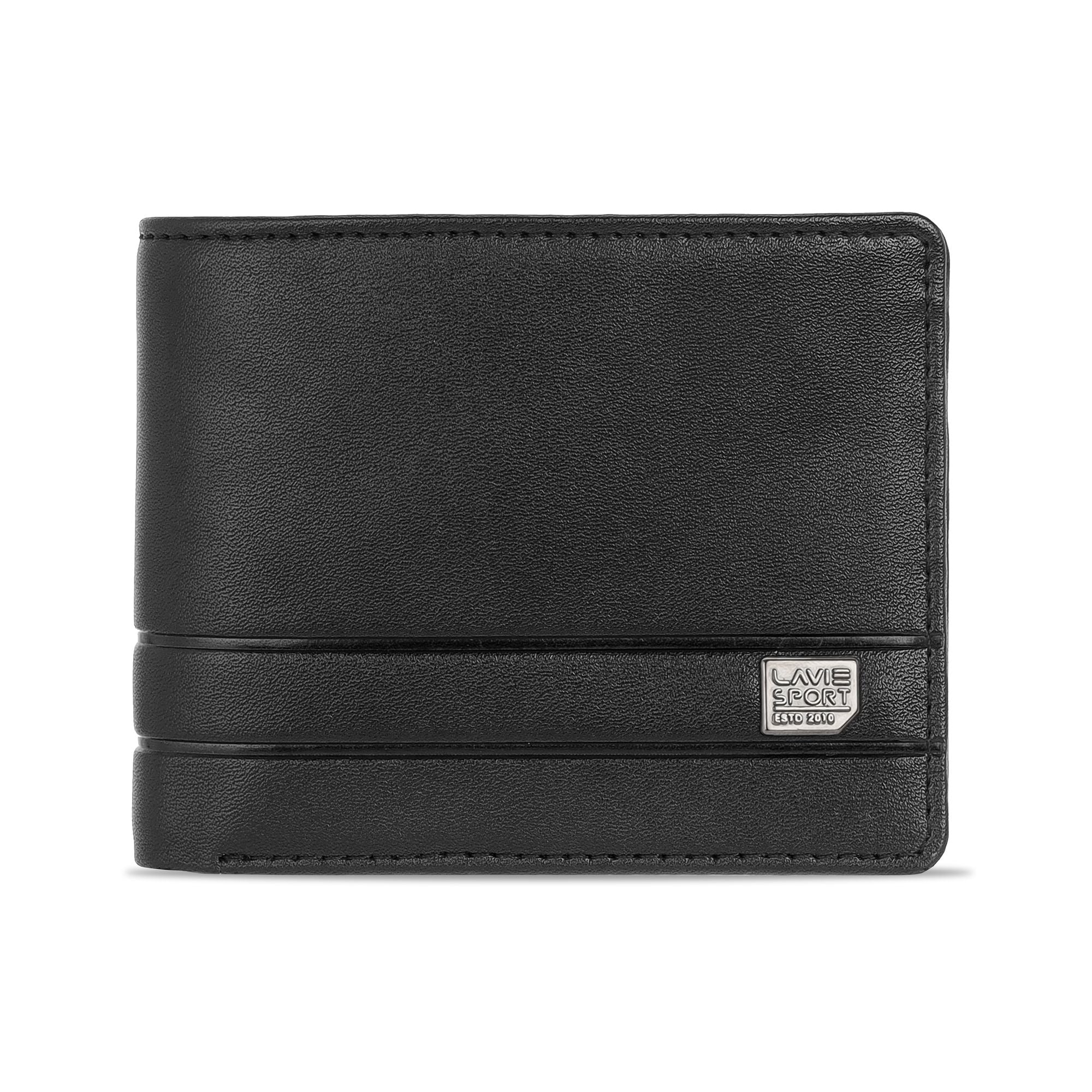 Lavie Sport Attorney Embossed Men'S Wallet Black - Lavie World