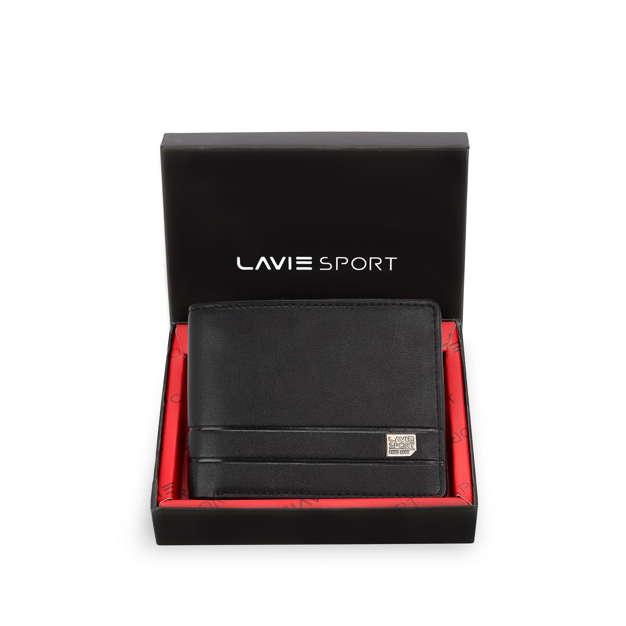 Lavie Sport Attorney Embossed Men'S Wallet Black - Lavie World