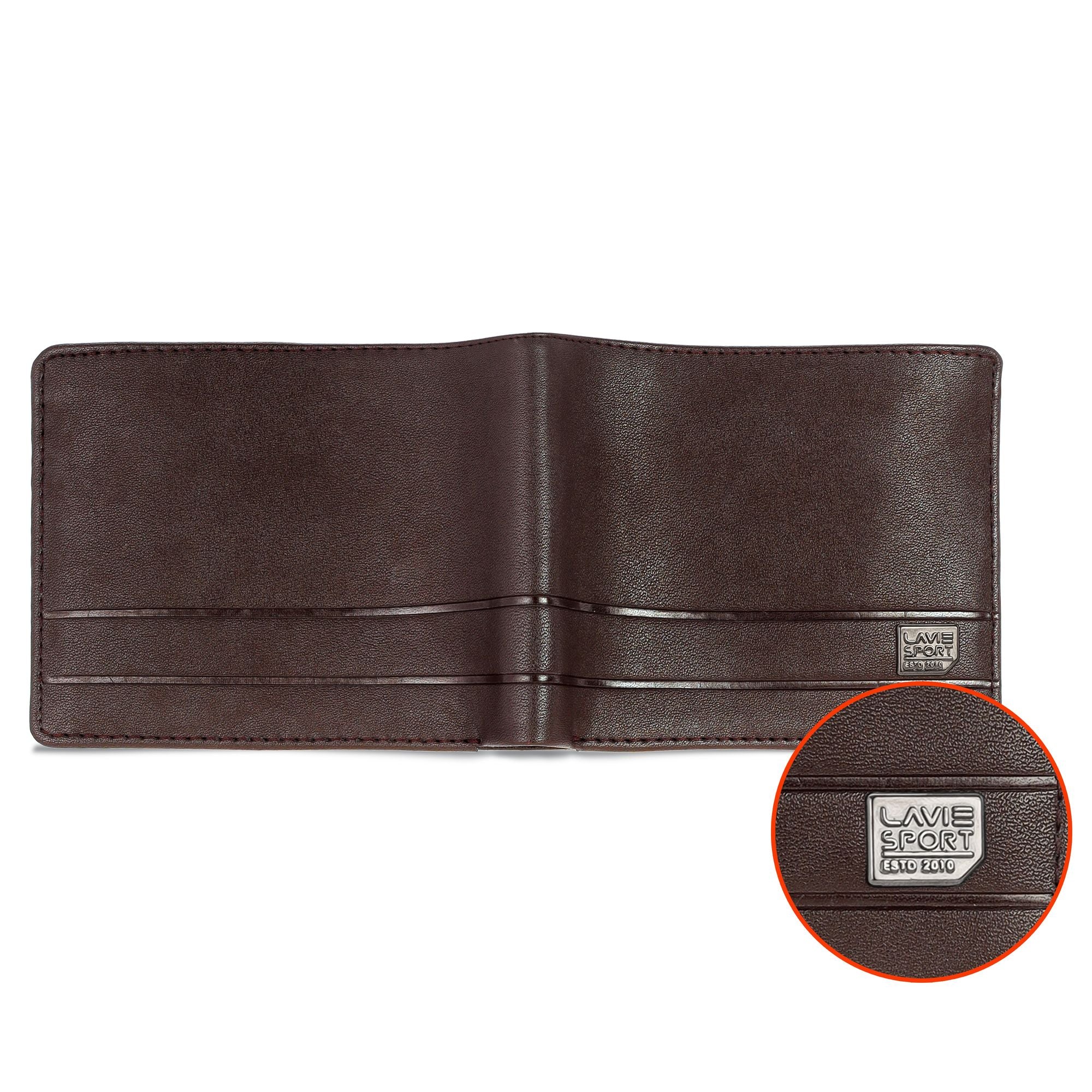 Attorney Embossed Wallet Brown