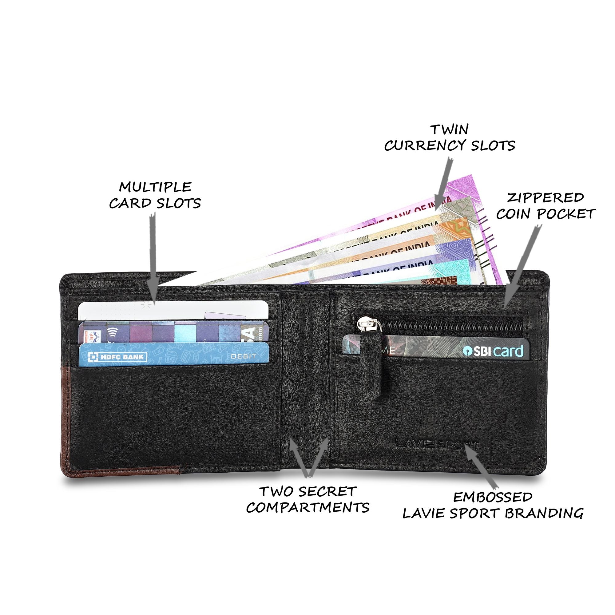 Colnel Highlite Wallet Black