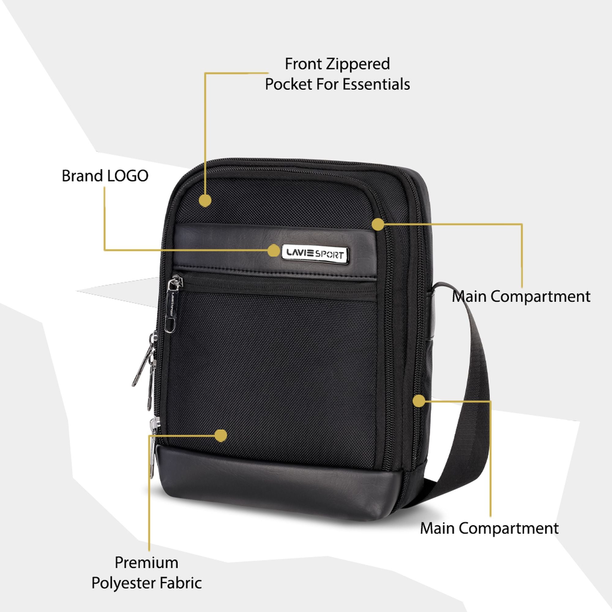 Athos Sling Bag Crossbody Black