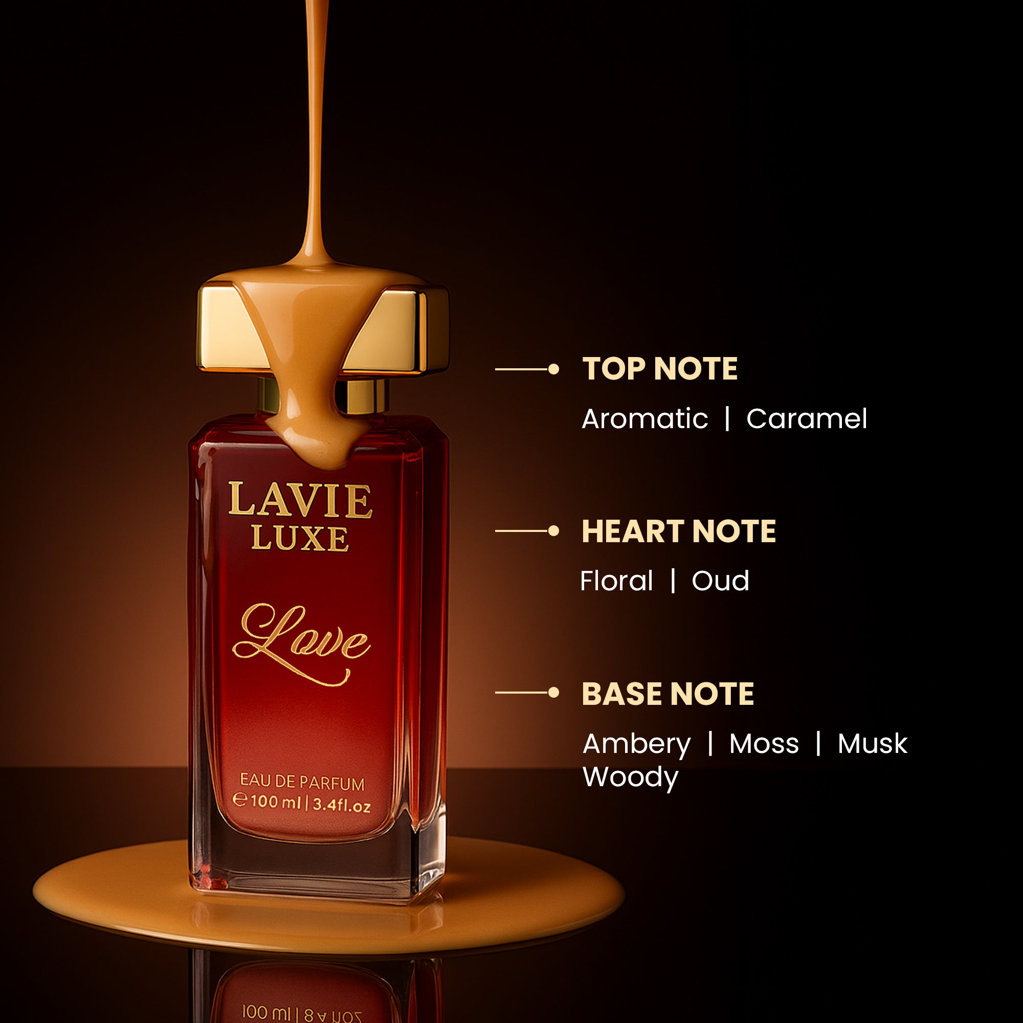 Lavie Luxe Love Women Eau De Parfum |Luxury Collection 100ml Perfume