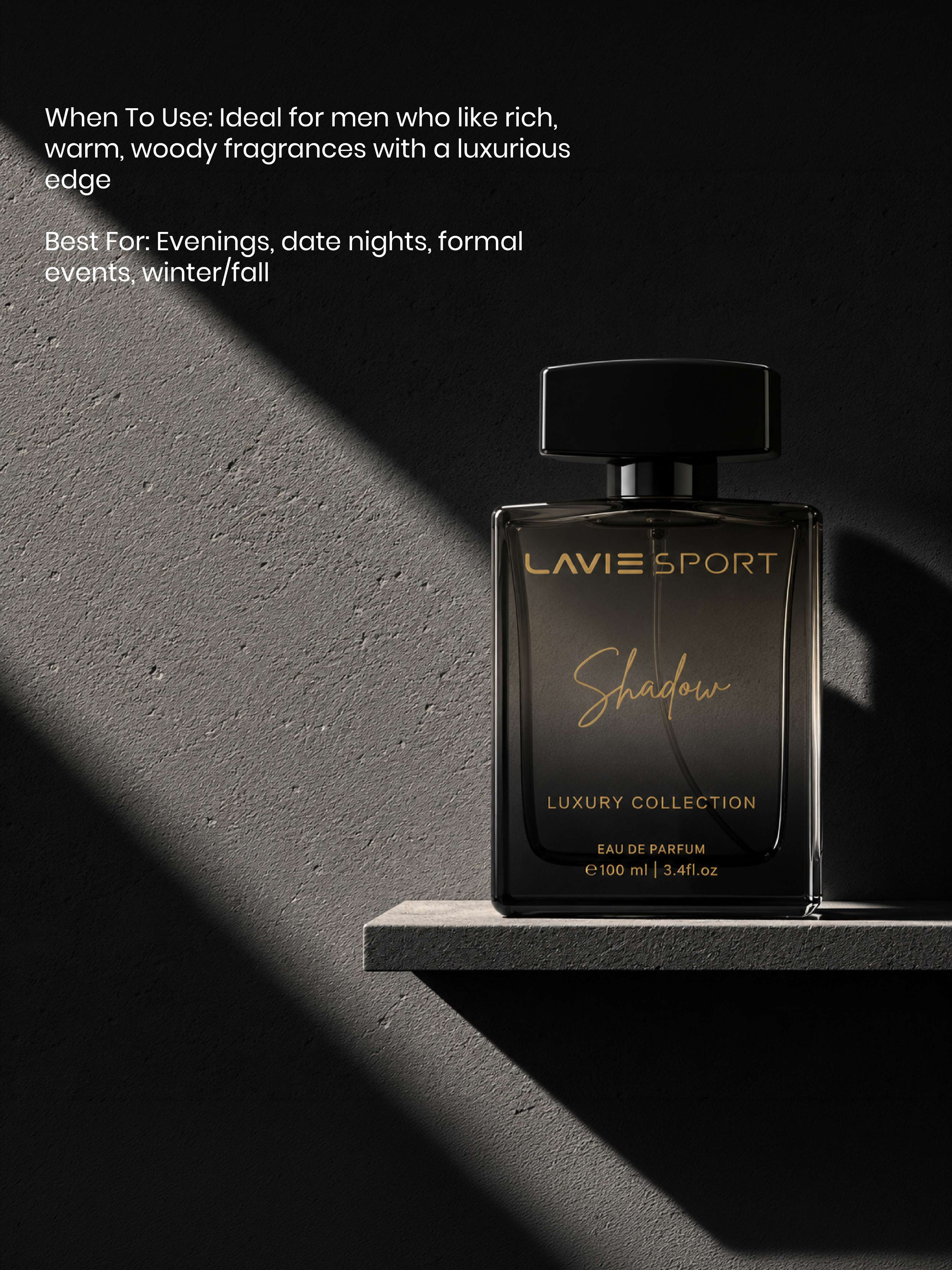 Shadow 100ml Eau De Parfum Unisex