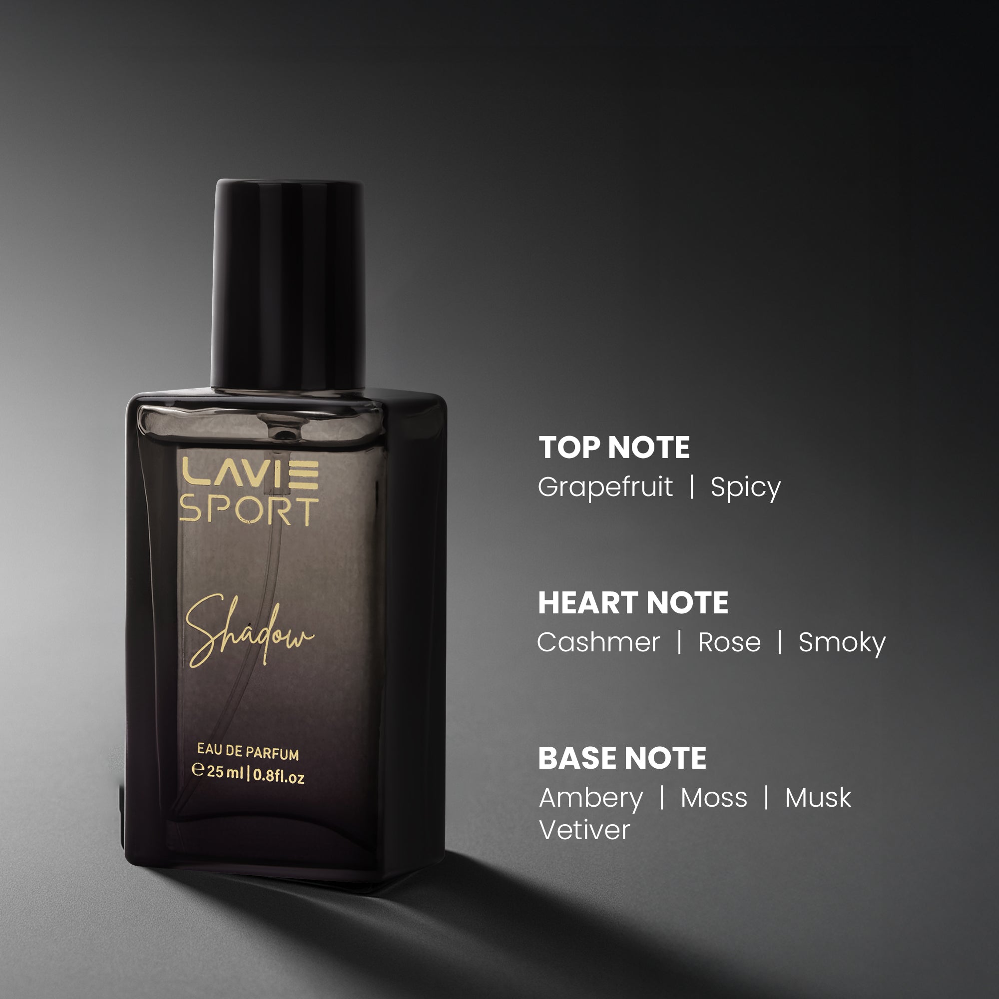 Lavie Sport Shadow Men Eau De Parfum|Luxury Collection 25ml Perfume 