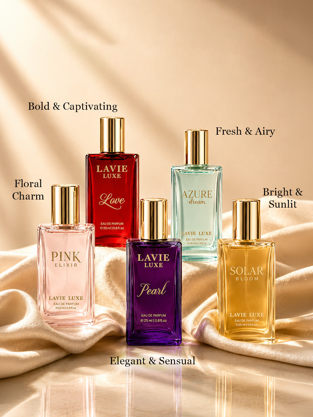 Perfume Gift Set For Women Eau De Parfum 25Ml X 5