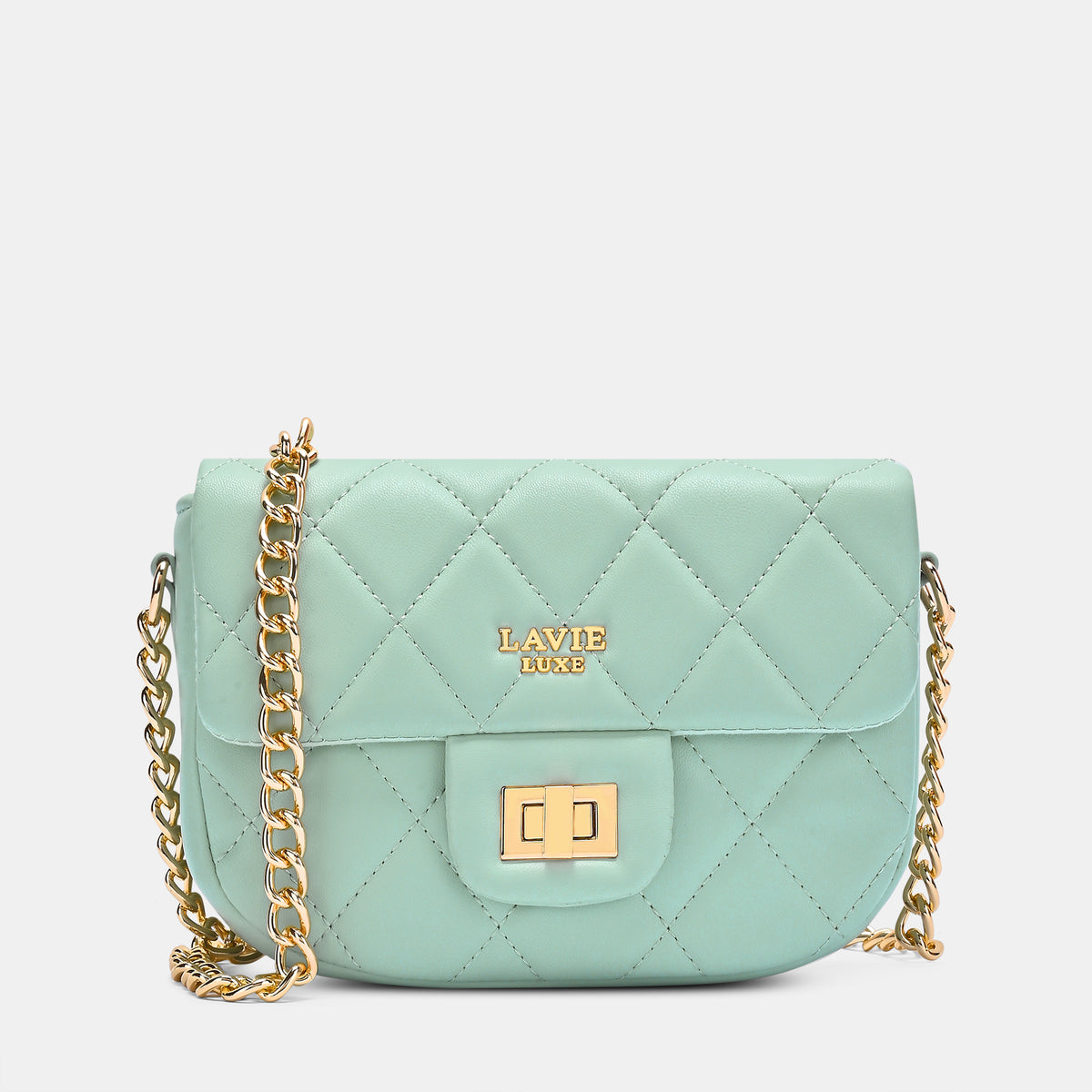 Chan Flap Small Mint Sling Bag