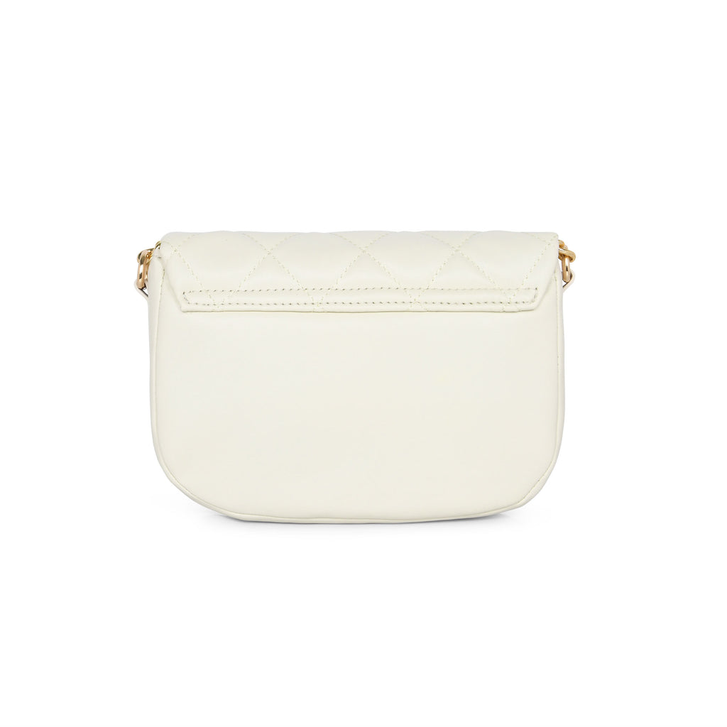 Lavie Luxe Off White Small Women's Chan Flap Sling Bag