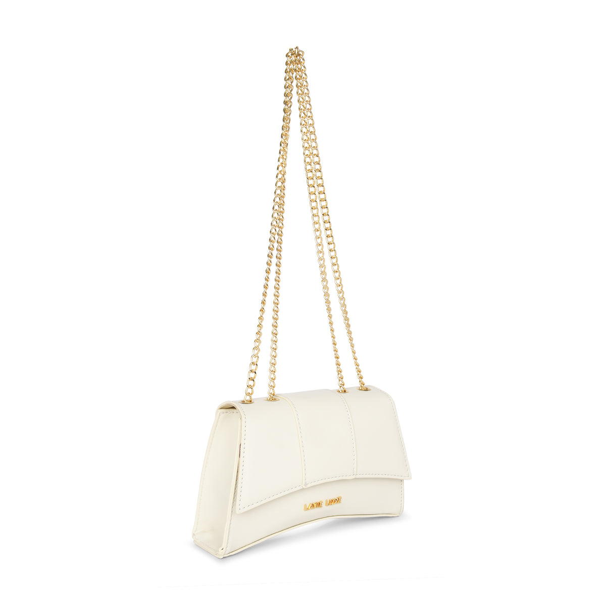 Lavie Luxe Off White Small Women's Bub Girl's Flap Mini Sling Bag