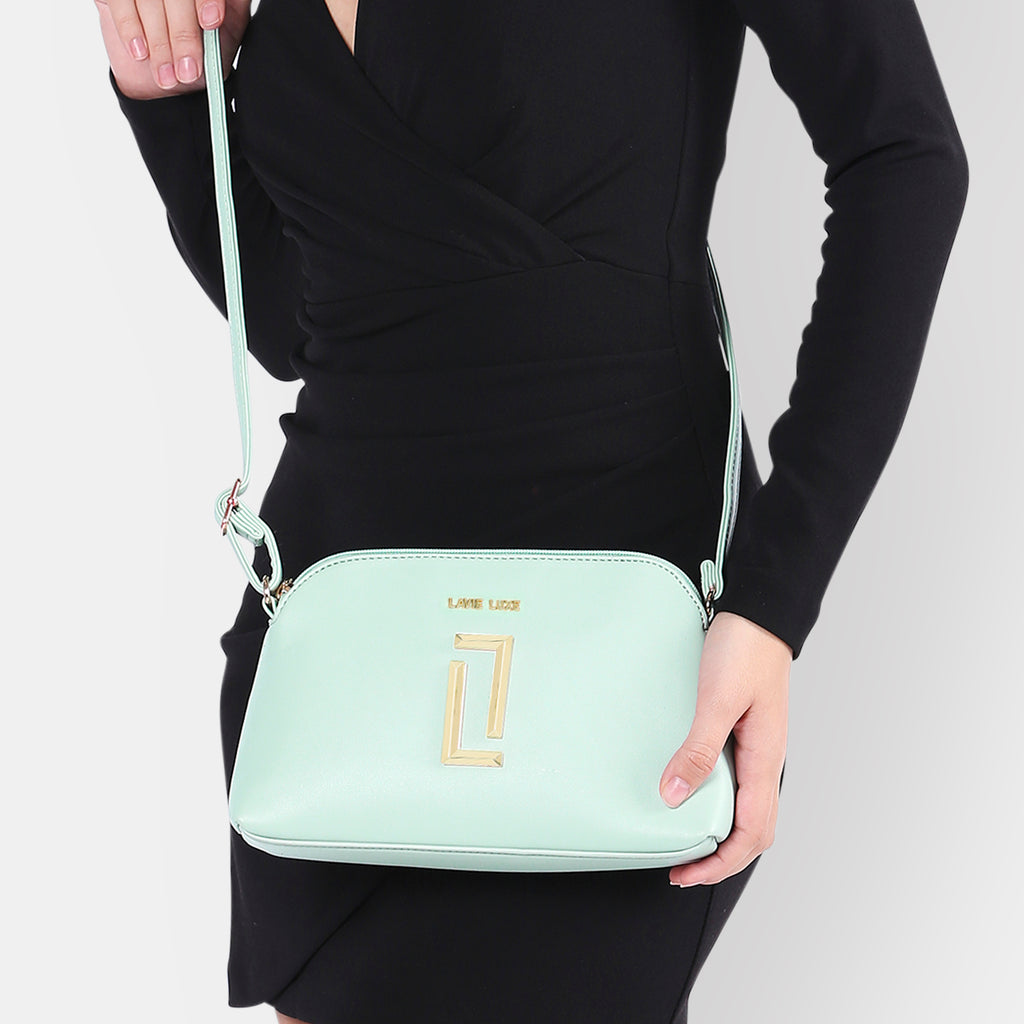 Lavie Luxe Mint Small Women's Hemi Sling Bag