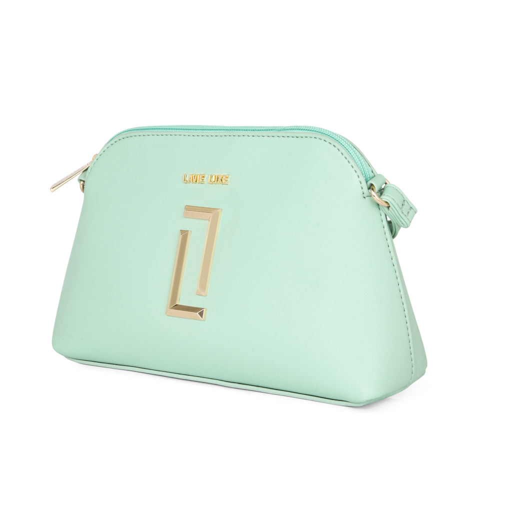 Lavie Luxe Mint Small Women's Hemi Sling Bag
