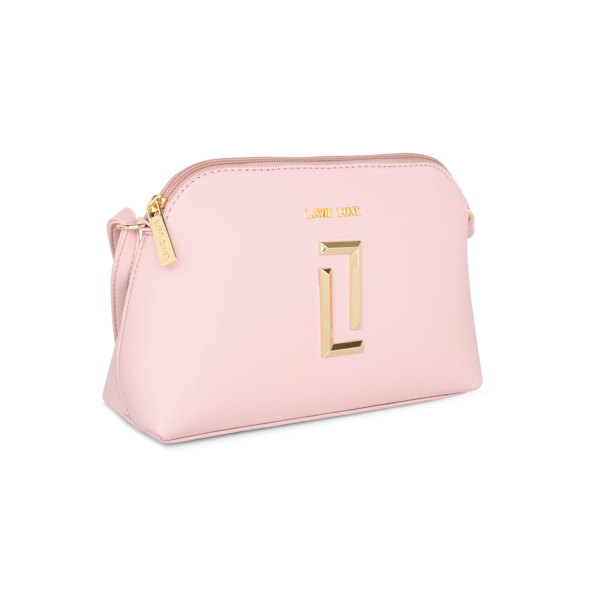 Lavie Luxe Light Pink Small Women's Hemi Sling Bag