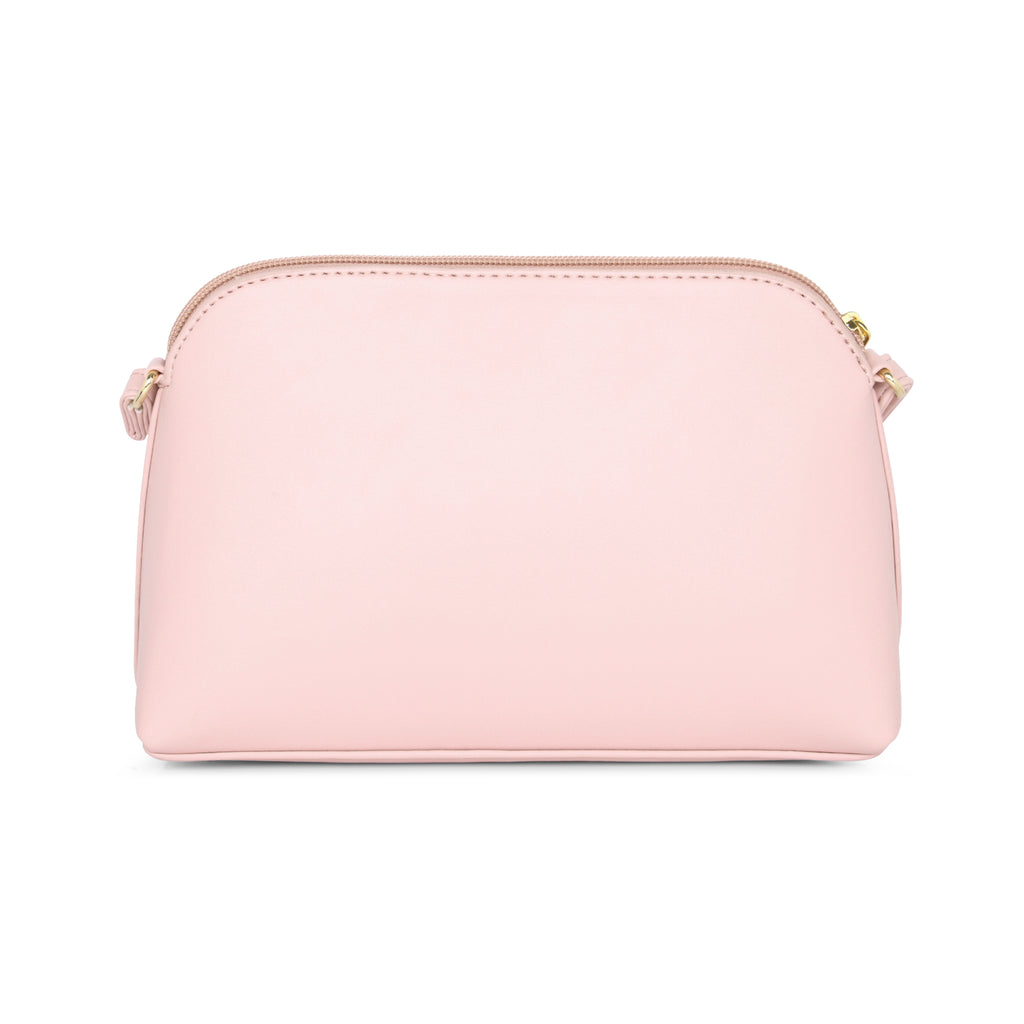 Lavie Luxe Light Pink Small Women's Hemi Sling Bag
