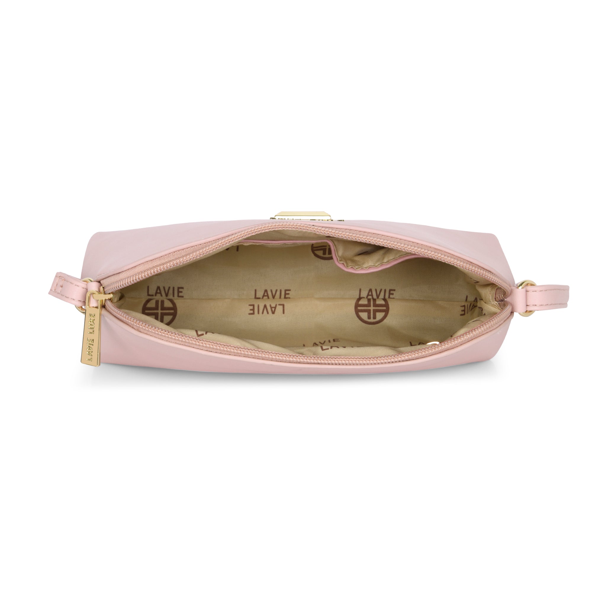 Lavie Luxe Light Pink Small Women's Hemi Sling Bag