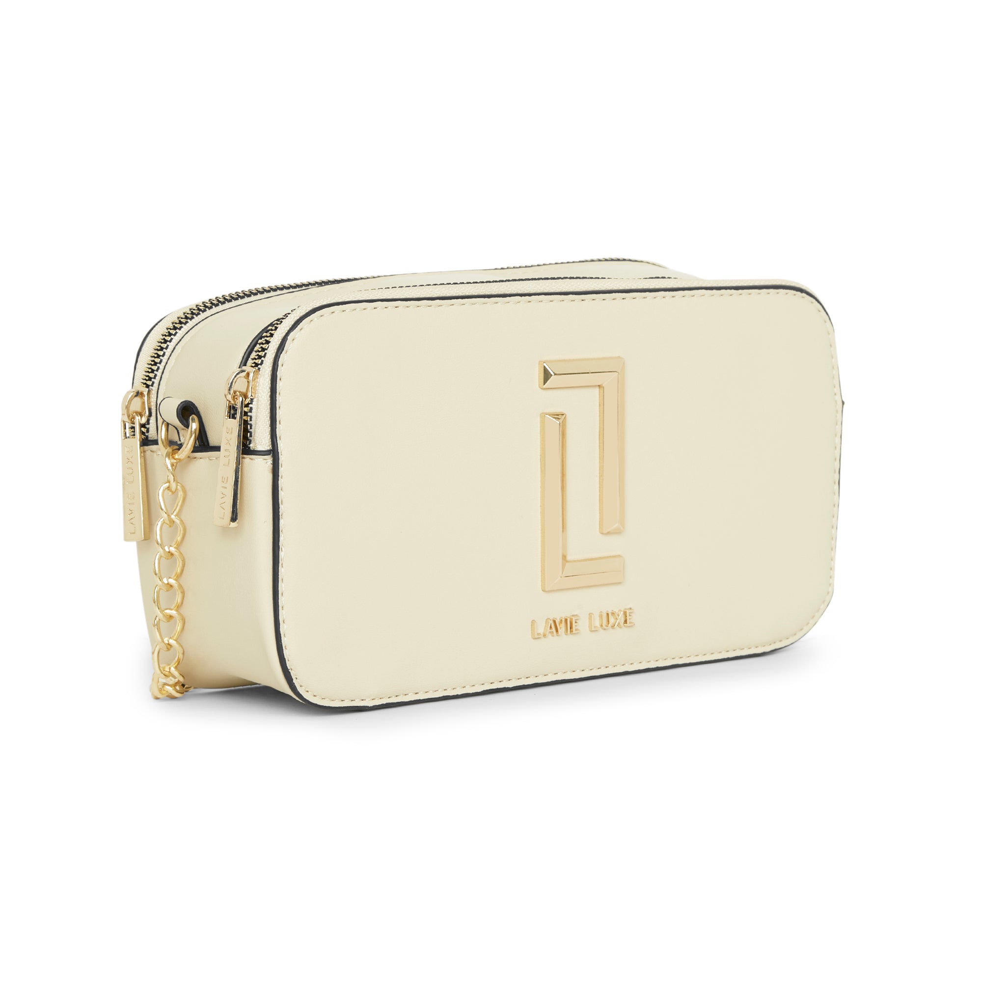 Lavie Luxe Beige Small Women's Fenny Sling Bag