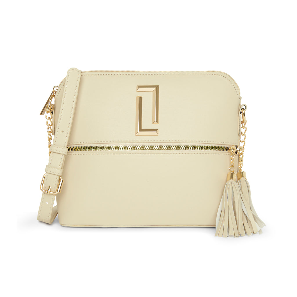 Lavie Luxe Beige Medium Women's Tiara Sling Bag