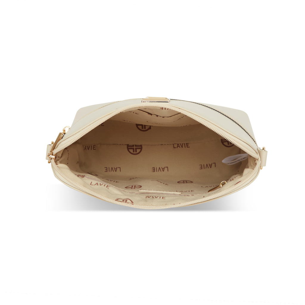 Lavie Luxe Beige Medium Women's Tiara Sling Bag