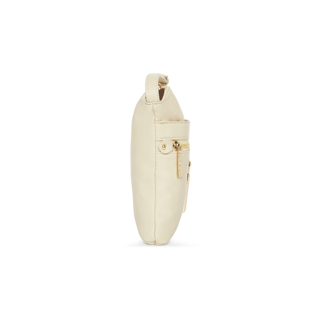 Lavie Luxe Beige Small Women's Quick Access Sling Bag