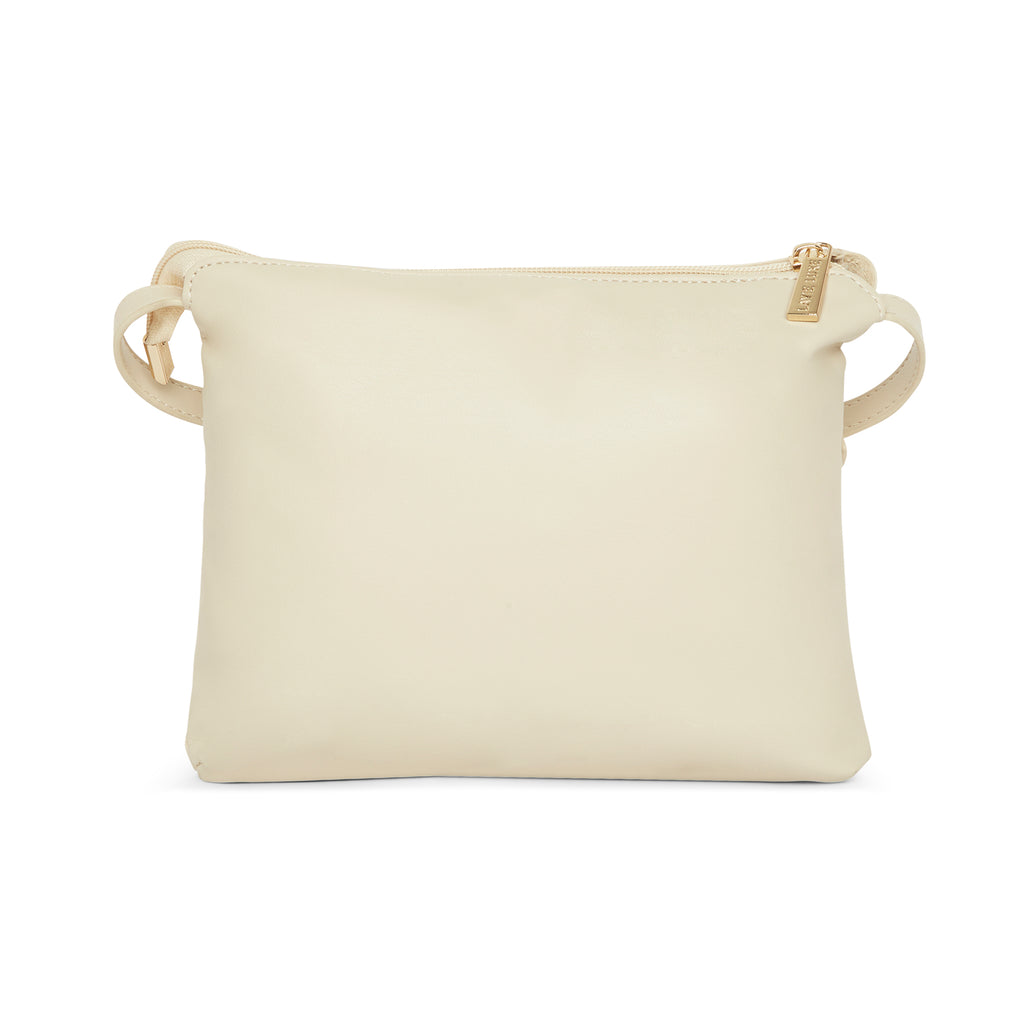 Lavie Luxe Beige Small Women's Quick Access Sling Bag