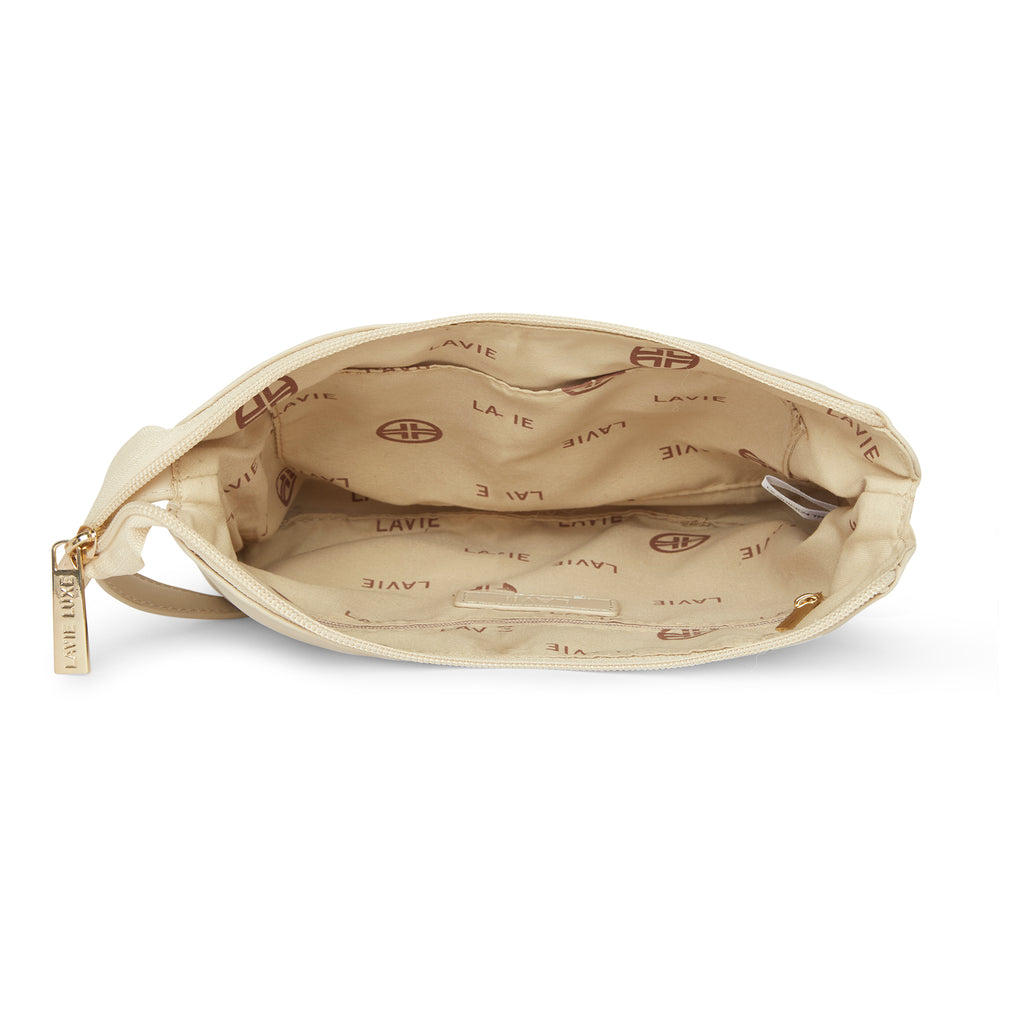 Lavie Luxe Beige Small Women's Quick Access Sling Bag