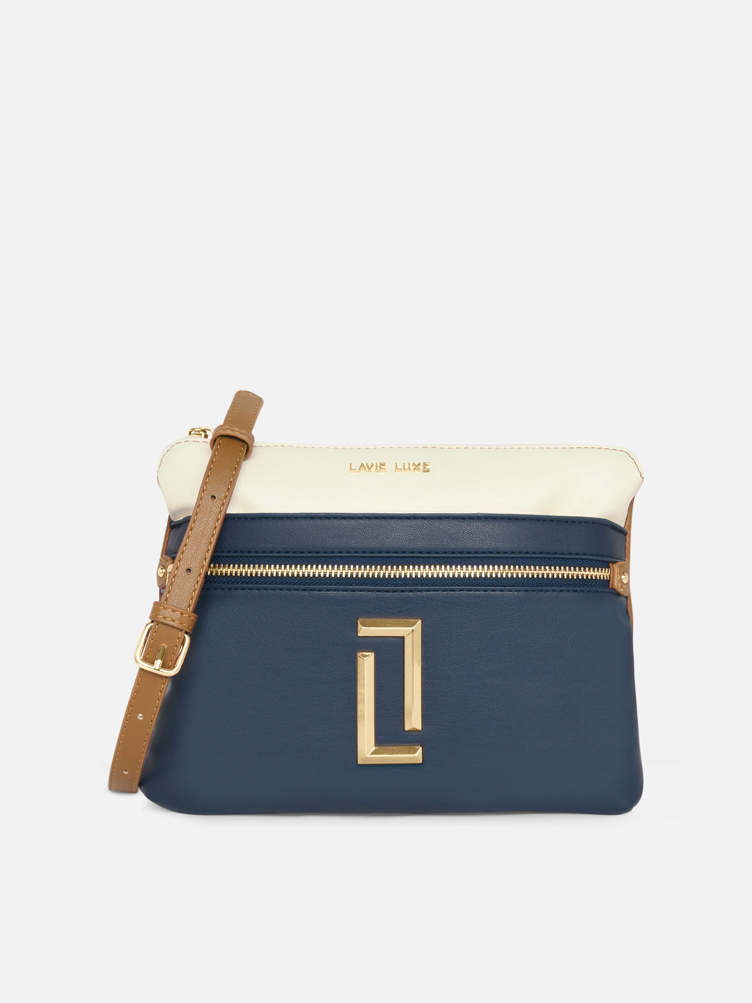 Quick Access Small Navy Sling Bag
