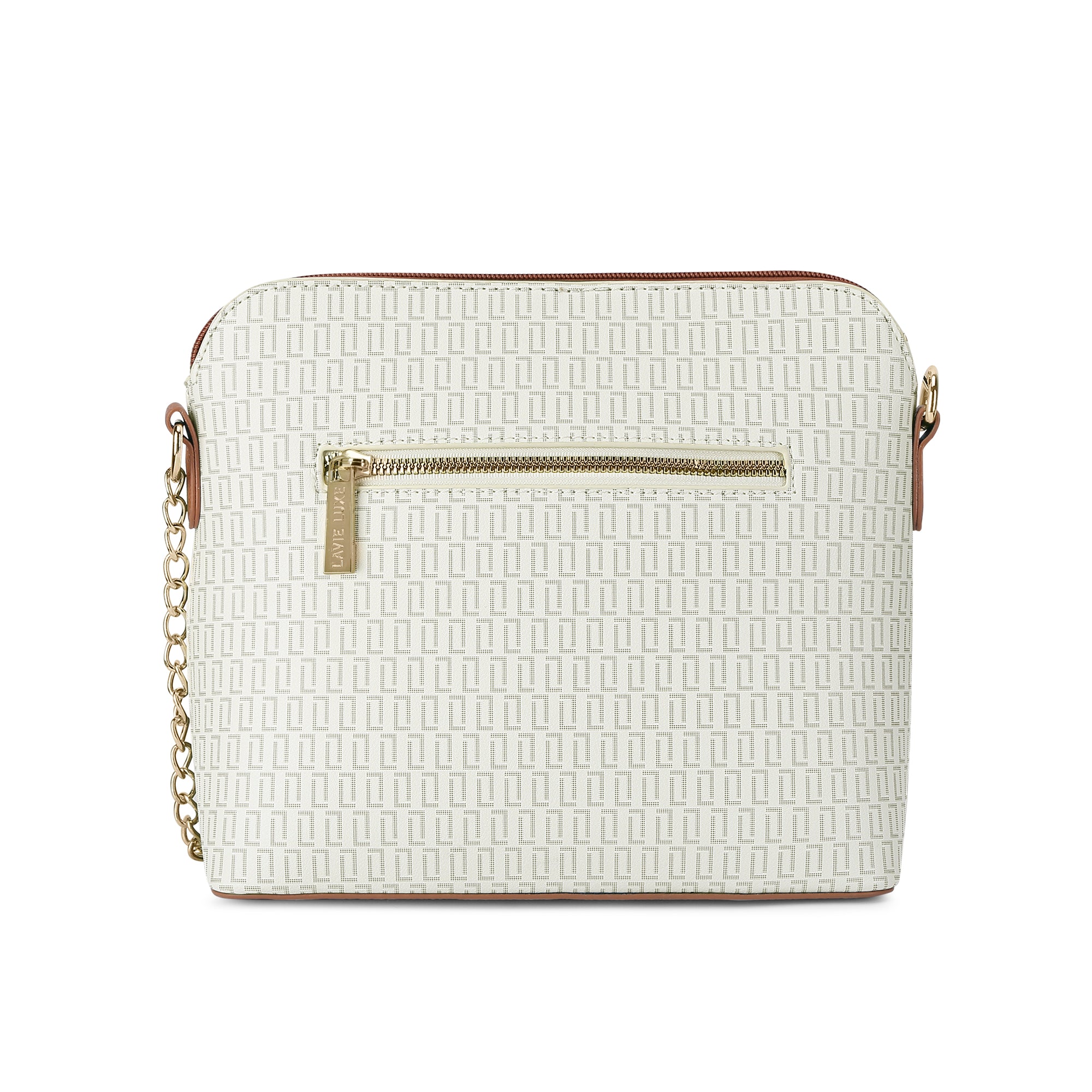 Lavie Luxe Mono Tiara TSL Off White Medium Women's Sling