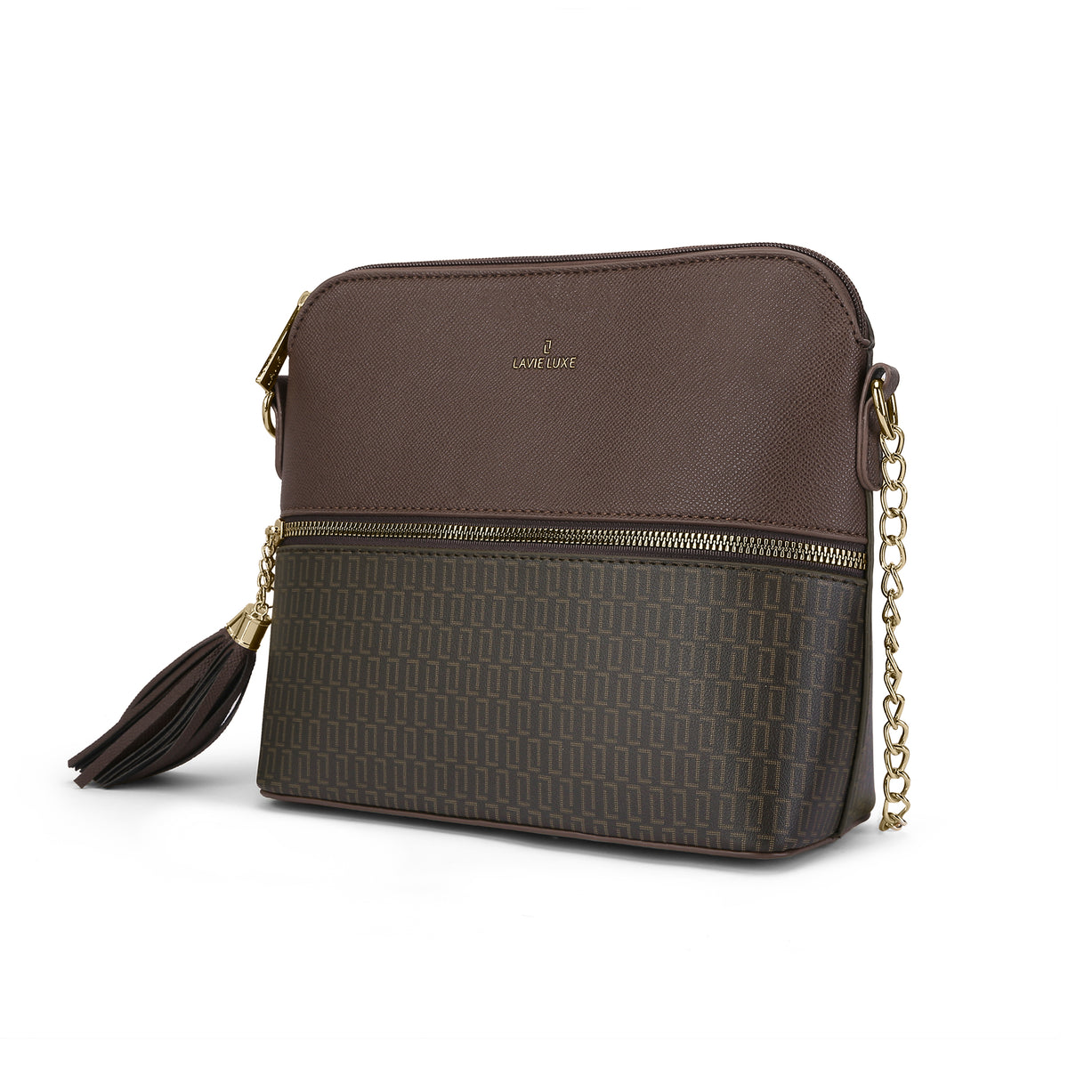 Lavie Luxe Mono Tiara TSL Choco Medium Women's Sling