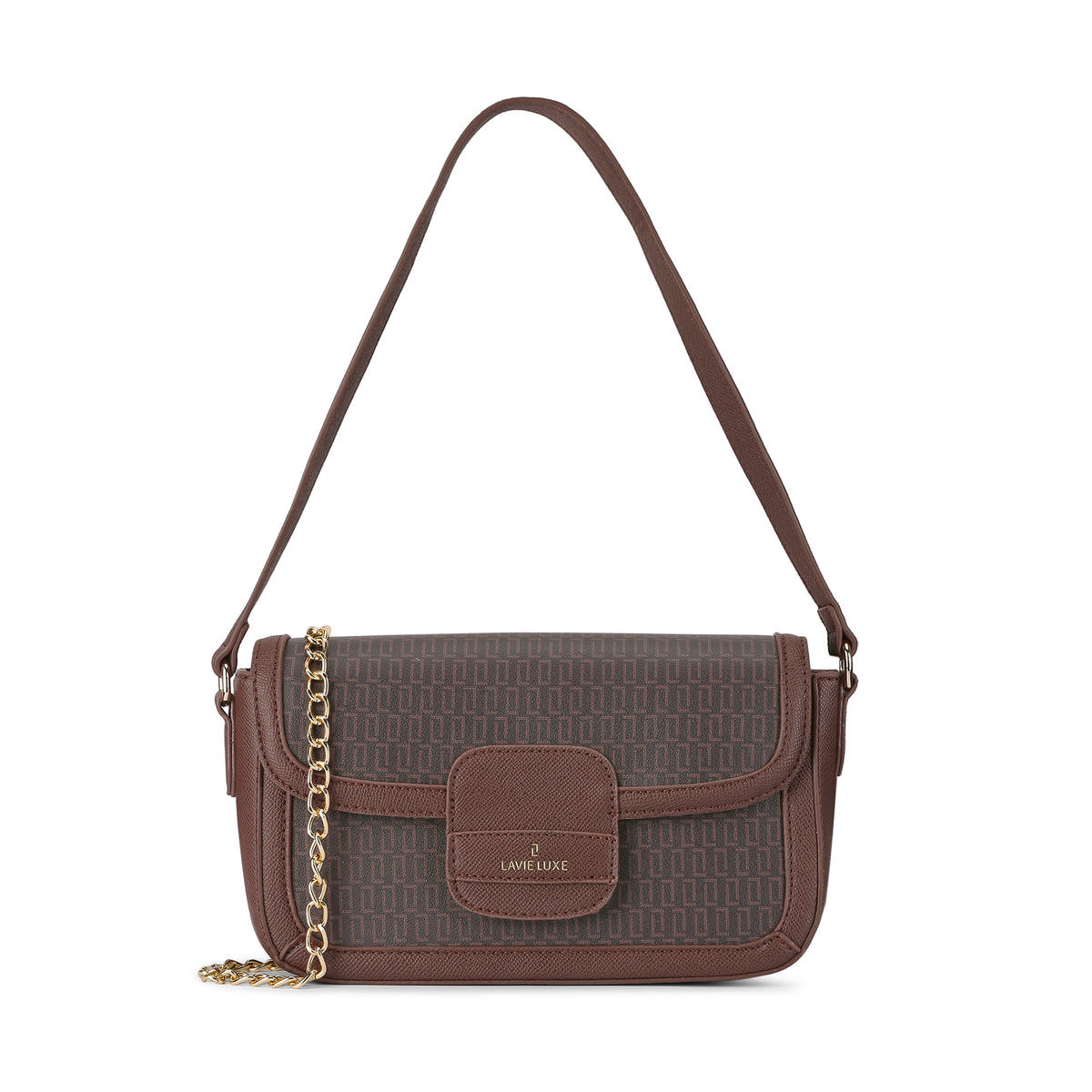 Lavie Luxe Mono Quad Choco Medium Women's Sling