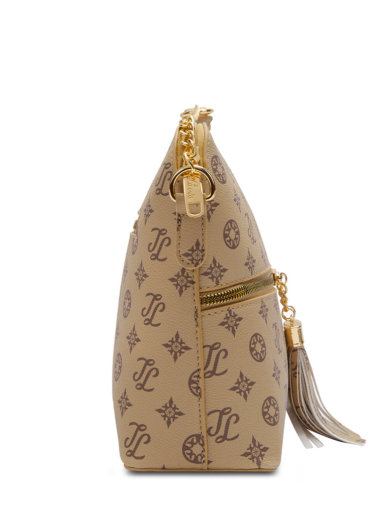Lavie Signature Portland Medium Taupe Womens Sling Bag