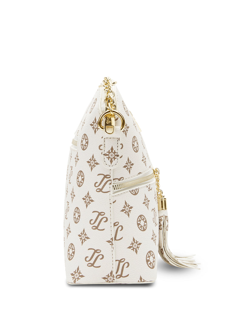 Lavie Signature Portland Medium Off White Womens Sling Bag