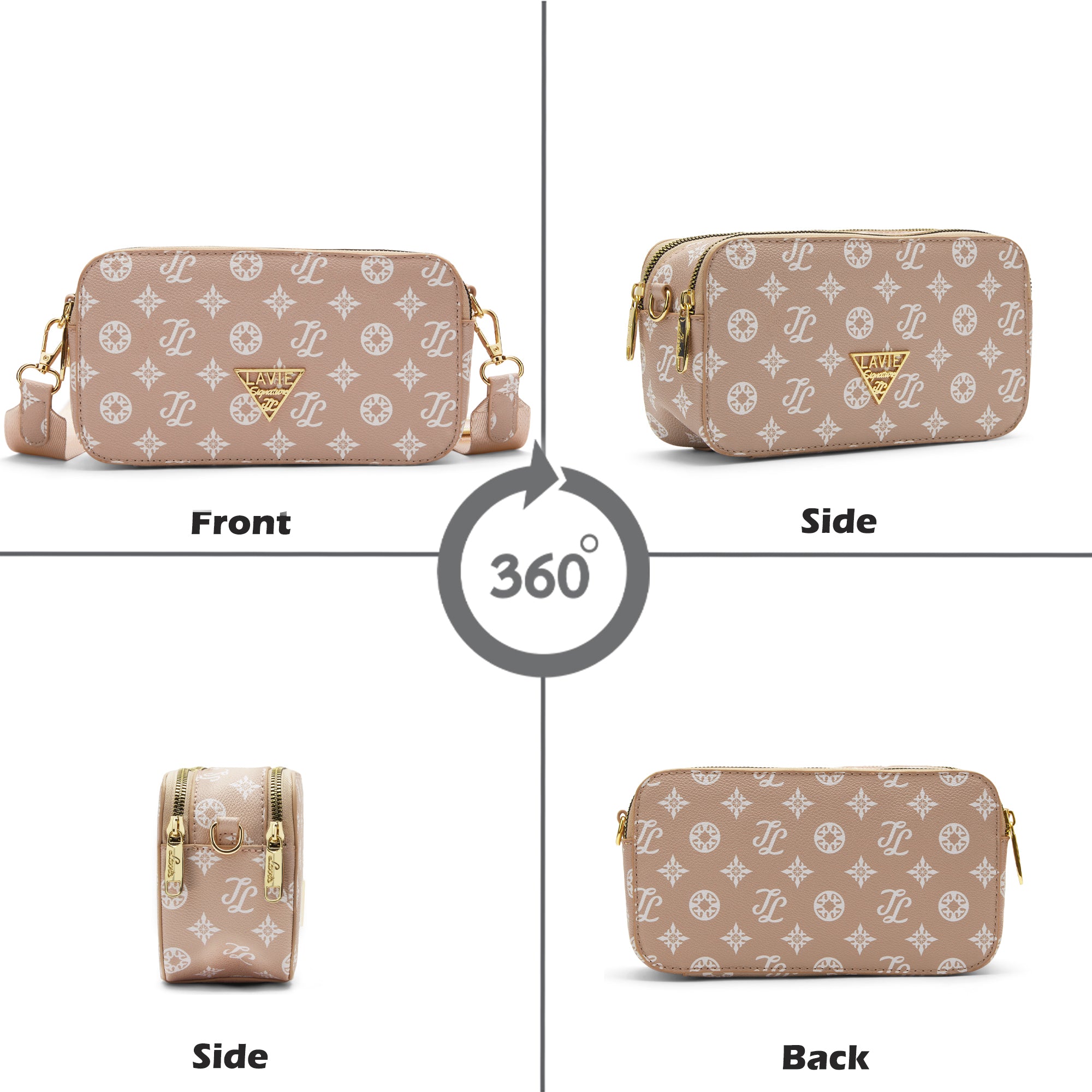 Lavie Signature Hawaii Small Pink Womens Sling Bag