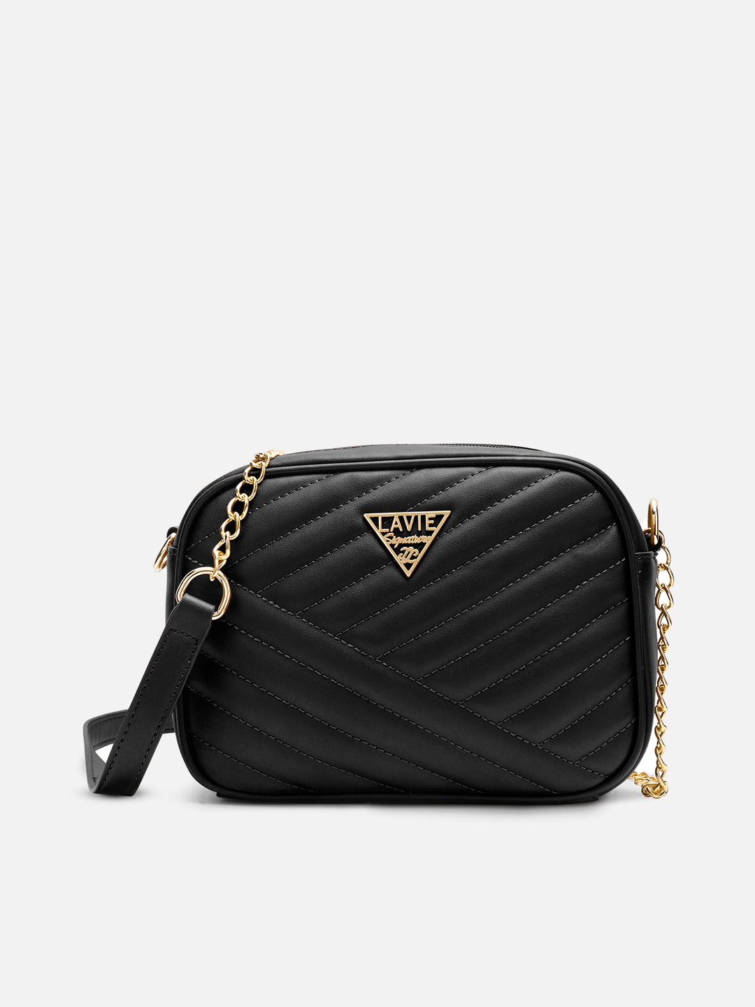 Dallas Box Small Black Sling Bag