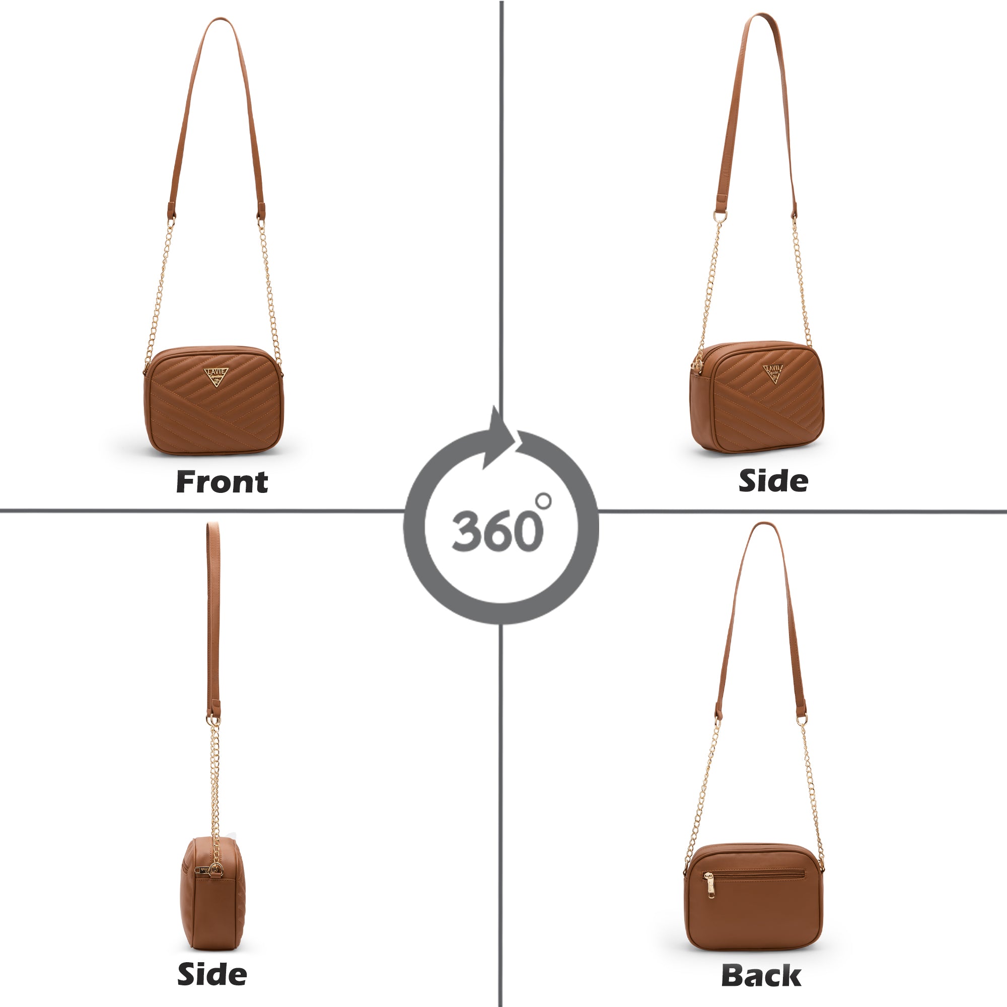 Lavie Signature Dallas Small Womens Box Sling Bag