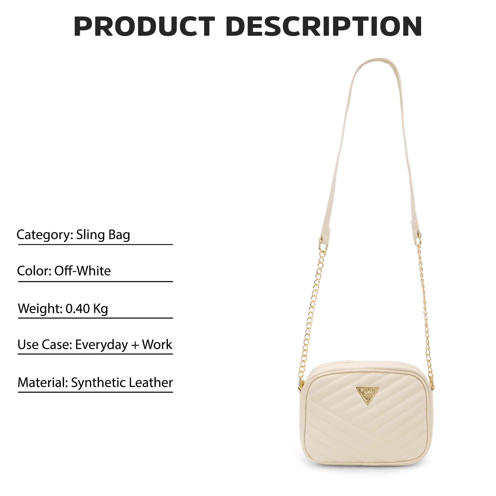 Lavie Signature Dallas Small Womens Box Sling Bag