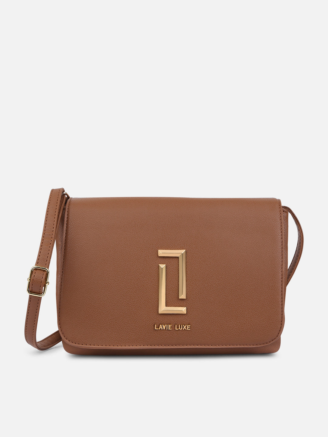 Candy 2 Compartment Medium Tan Sling Bag