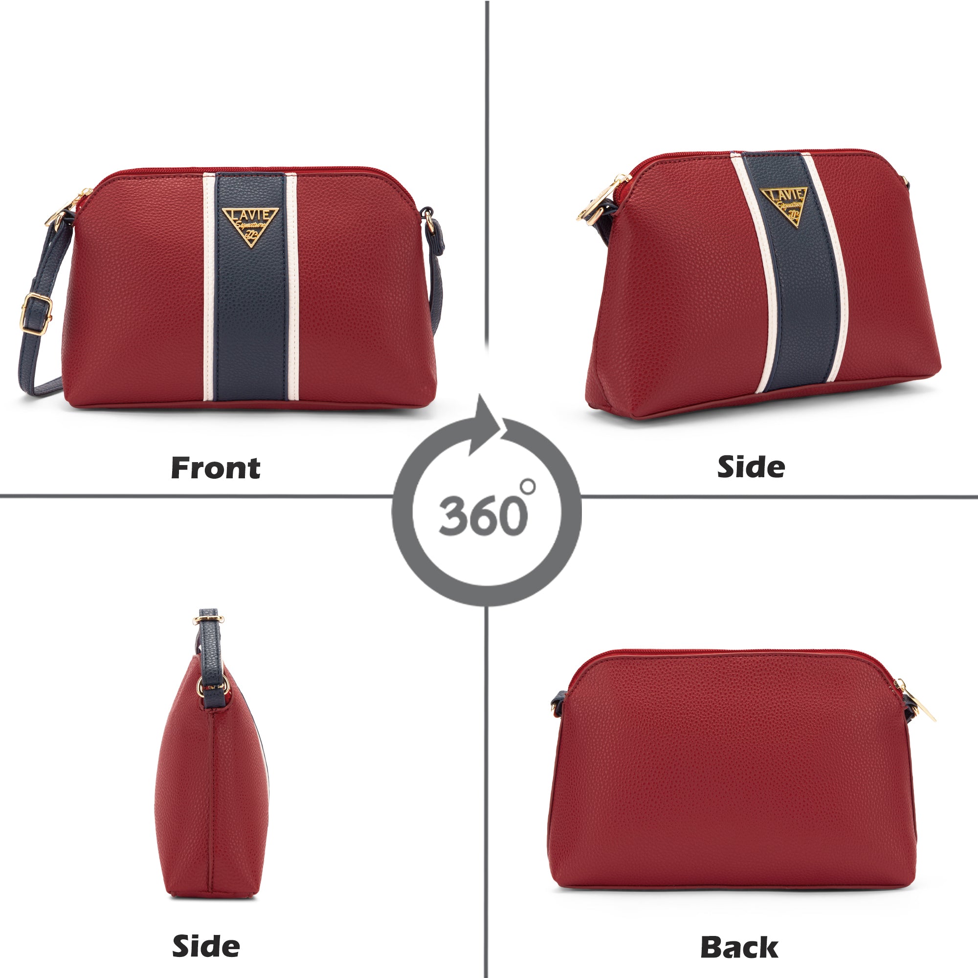 Lavie Signature Georgia Small Red Womens Sling Bag