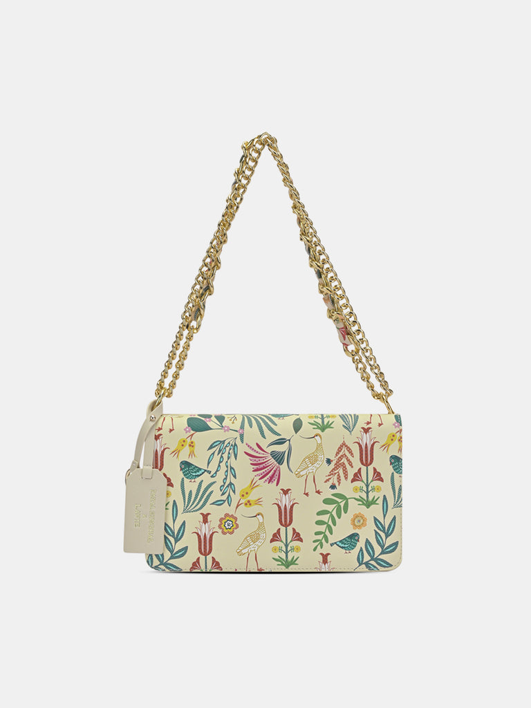 Anar Mor Print Medium Flap Sling Bag