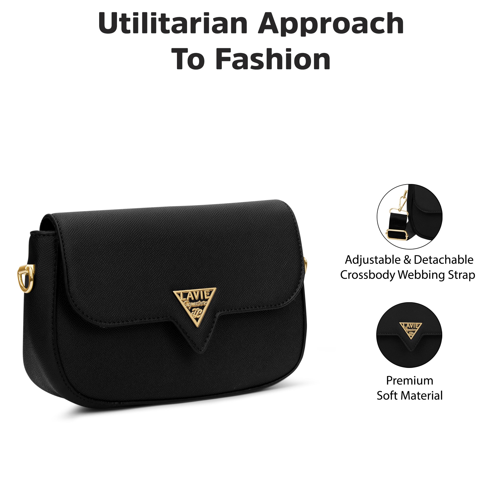 Victoria Small Flap Sling Bag